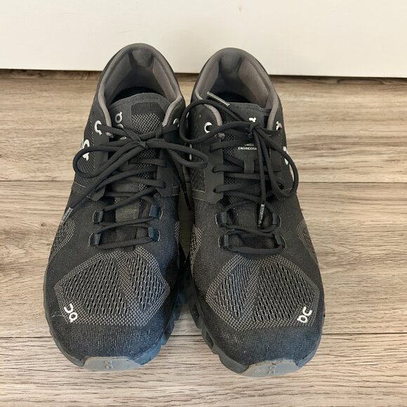 On OnCloud Women's Cloud X Low Top Running Sneakers in Black Size 10.5 - Picture 3 of 10